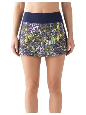 Lululemon Pace Rival Tennis Skirt II Floral Sport Size 6‎